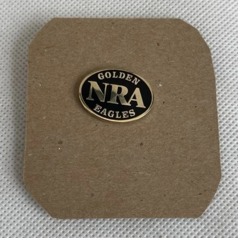 NRA Golden Eagles Pin National Rifle Association Vintage Very Good Condition